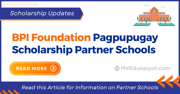 BPI Foundation Pagpupugay Scholarship Partner Schools