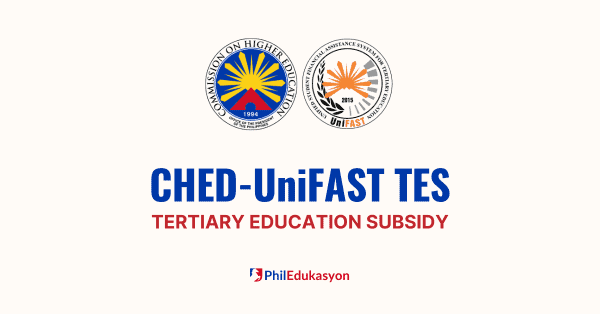 CHED UniFAST TES - Tertiary Education Subsidy